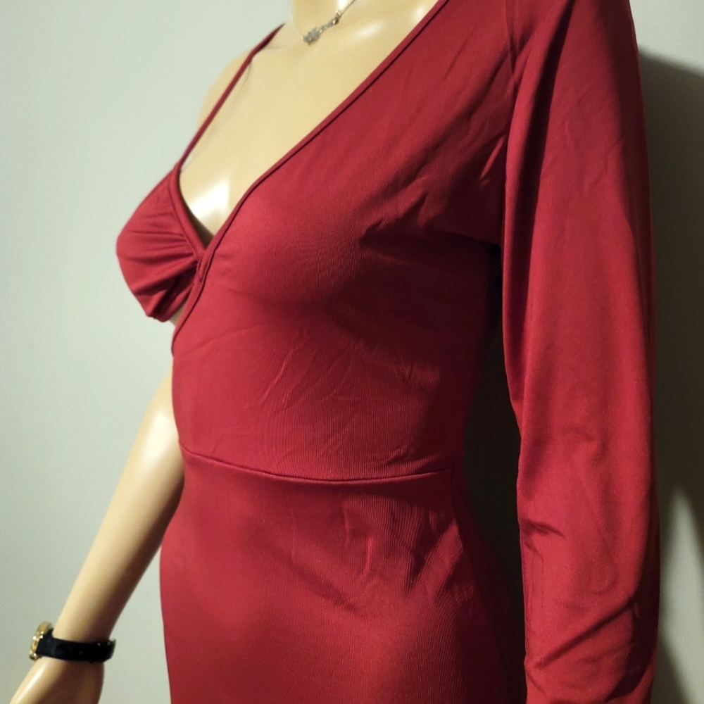 Red Night out Dress - Picture 4 of 4